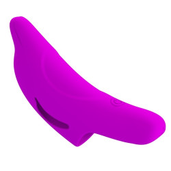 Pretty Love Gaine de Doigt Vibrante Delphini Pretty Love 7 x 3cm Fuchsia